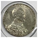 GERMANY: 1913-A Silver 3 Mark AU