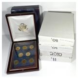 2007-2011 P & D Presidential Dollar Deluxe Set