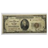1929 $20 New York Federal Reserve Fr#1870B