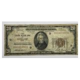 1929 $20 Cleveland Federal Reserve Fr#1870D