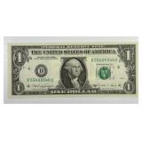 1988-A $1 FRN Repeater Serial Number Uncirculated
