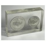 Nantucket Island Good For Token Pair Paperweight