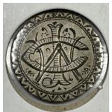 Love Token CWI Initials on 1888 Seated Dime