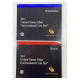 2011 P & D Uncirculated Mint Set in OGP