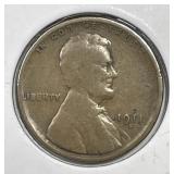 1911-S Lincoln Cent Good G