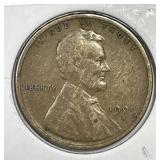 1909-S Lincoln Cent Key Date Fine F