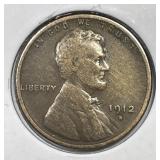 1912-S Lincoln Cent Fine F
