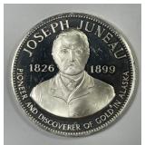 Juneau Alaska Gold Rush Sterling Silver Medal
