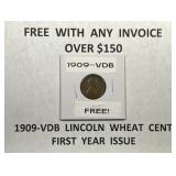 FREE - WITH ANY INVOICE OVER $150