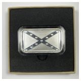 SilverTowne Confederate Flag Silver Bar 1 oz .999
