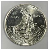 1985 Engelhard Prospector Silver Round 1 oz .999