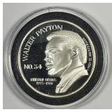 Walter Payton NFL Silver Round 1 oz .999