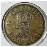 Candid Camera American Tradition Medal 39mm