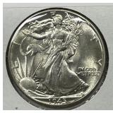 1945 Walking Liberty Half Brilliant Uncirculated