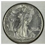 1944-D Walking Liberty Silver Half AU
