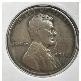 1914-D Lincoln Cent Key Date Very Good VG