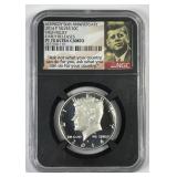 2014-P Kennedy Silver Half Hi-Relief Proof NGC 70