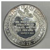 Operation Iraqi Freedom.999 1 oz Silver Round