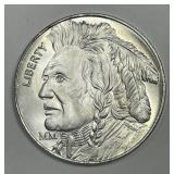 Indian Head/Buffalo.999 1 oz Silver Round