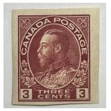 CANADA: 1924 3c Imperf Sc# 138 Mint MNH