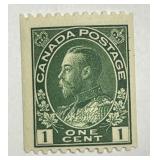 CANADA: 1915-24 1c Perf 8 Horiz Sc# 131 Mint
