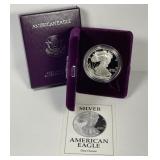 1992 Silver American Eagle Proof w/ Box & COA