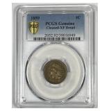 1859 Indian Head Cent PCGS XF detail