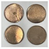 CANADA: Lot of 4 Blank Cent Planchet 2.8g Each