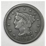1846 Braided Hair Large Cent