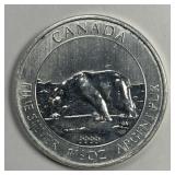 CANADA: 2013 Silver $8 Bear 1.5 oz .999 UNC