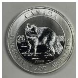 CANADA: 2014 Silver $8 Arctic Fox 1.5 oz .999 UNC