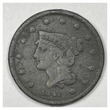 1841 Braided Hair Large Cent