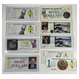 ANA Convention Currency Lot of 9 Pieces