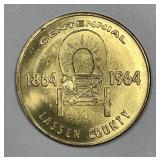1964 Lassen County Centennial Good For 50c Token