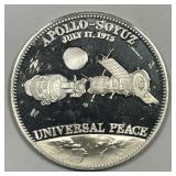 Apollo-Soyuz 1975 Sterling Silver Medal