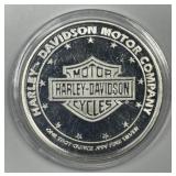 Pan Head Harley Davidson .999 1 oz Silver Round