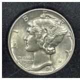 1939 Mercury Silver Dime Brilliant Uncirculated BU