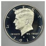 2014-S Kennedy Silver Proof PR PRF