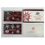 1999 Silver Proof Set (Original Red Box)