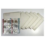 Lot of 6 Original 1970 Uncirculated Mint Sets LotA