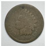 1870 Indian Head Cent About Good AG