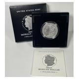 2023-P Morgan Silver Dollar UNC OGP Box & COA