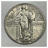 1930 Standing Liberty Silver Quarter AU
