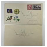 Gov. Warren Knowles WI Signed Item Pair