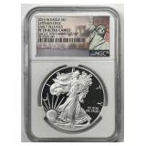 2016-W Silver Eagle Proof Lettered Edge NGC PF70