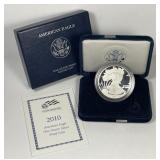 2010 Silver American Eagle Proof w/ Box & COA