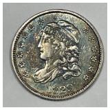 1829 Capped Bust Silver Half Dime H10c Extra Fine