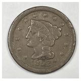 1853 Braided Hair Large Cent