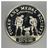 Token & Medal Society 1974 Sterling Silver Medal