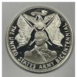 US Army Bicentennial Sterling Silver Medal